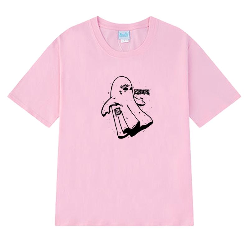 2025 New in Lil Peep song Ghost Boy printed short sleeve T-shirts Men Women harajuku Hip Hop streetwear Unisex Cotton T shirt