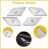 4 st Dörrlås Strömbrytare Knapp Cover Trim För Mercedes Benz W205 W213 W222 X253