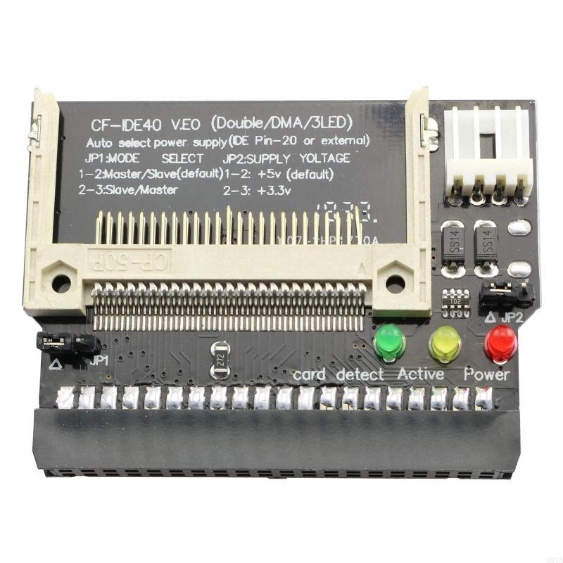68TA 40 Pin to IDE 3.5 in Compact Flash Card Adapter Bootable Computer Accessories With Low Power Consumption