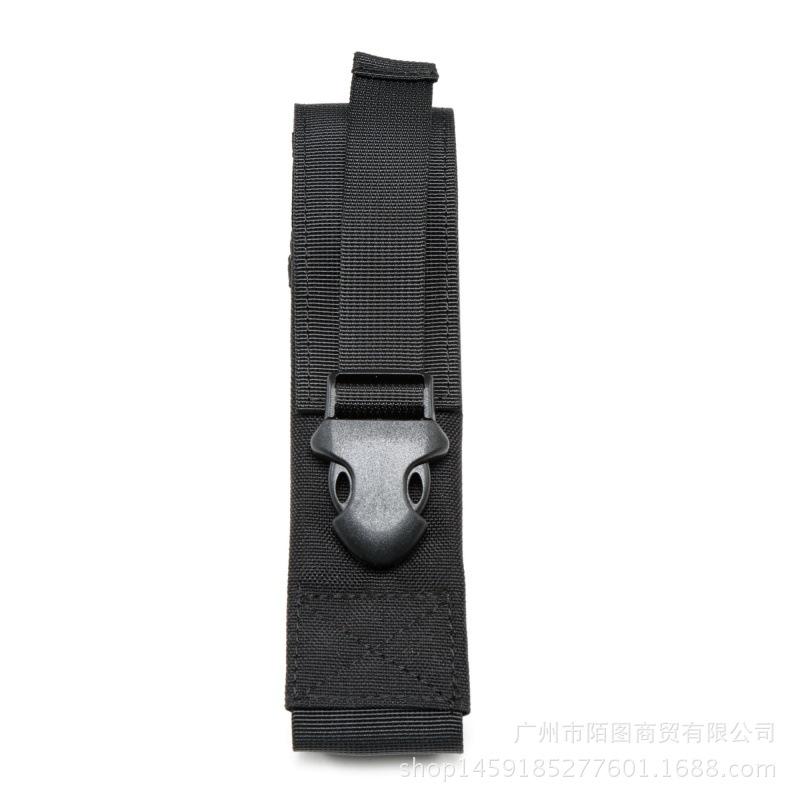 1000D Nylon Tactical Flashlight Pouch - Multifunctional Molle Military Tool Bag Waist Pack