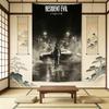 Game RResident Leon Kennedy Evil Printed Wall Tapestry Gothic Aesthetic Decoration Creative Niche Home Decoration Dormitory