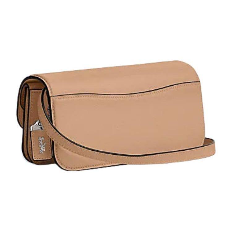Coach Idol 23 Minimalist Magnetic Buckle Closure Chain Leather Handheld Crossbody Shoulder Bag Medium Women Bags Nude CP120-LHWFT