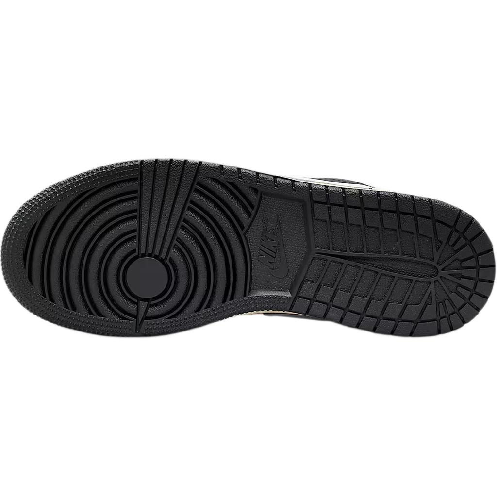 Jordan Air  1 Low SE Comfortable Versatile Low-Top Kids Sneakers Unisex Sneakers Black Gray HQ2021-012