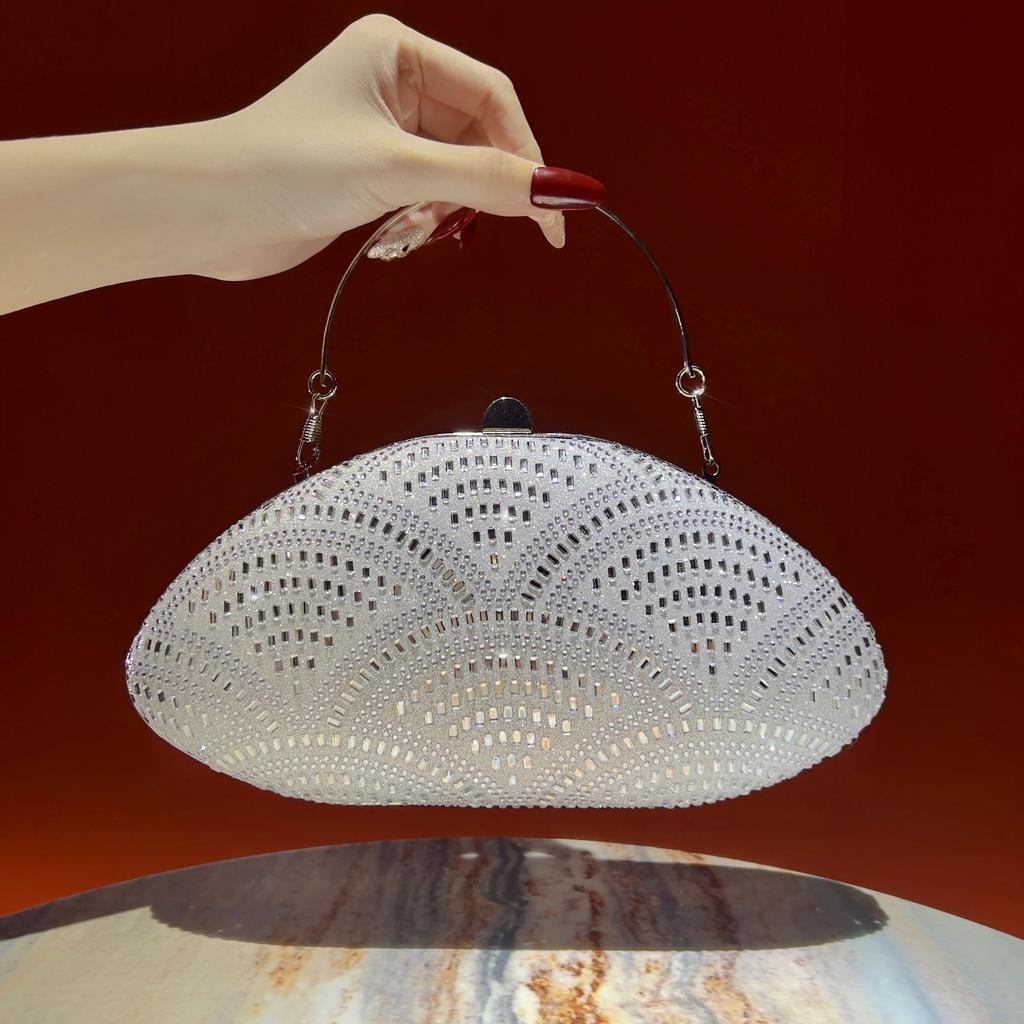 Bolso Gota de Agua - Nombre Elegante para Mujeres de Alta Gama, Adecuado para Eventos Formales, Bolso Pequeño de Mano con Encanto Femenino, Bolso de Mujer.