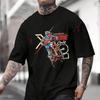 Black Xtreme Motocross Rider Graphic Tshirt Dirt Bike Extreme Sport Print Soft Cotton Unisex Oversized Short Sleeve Tee