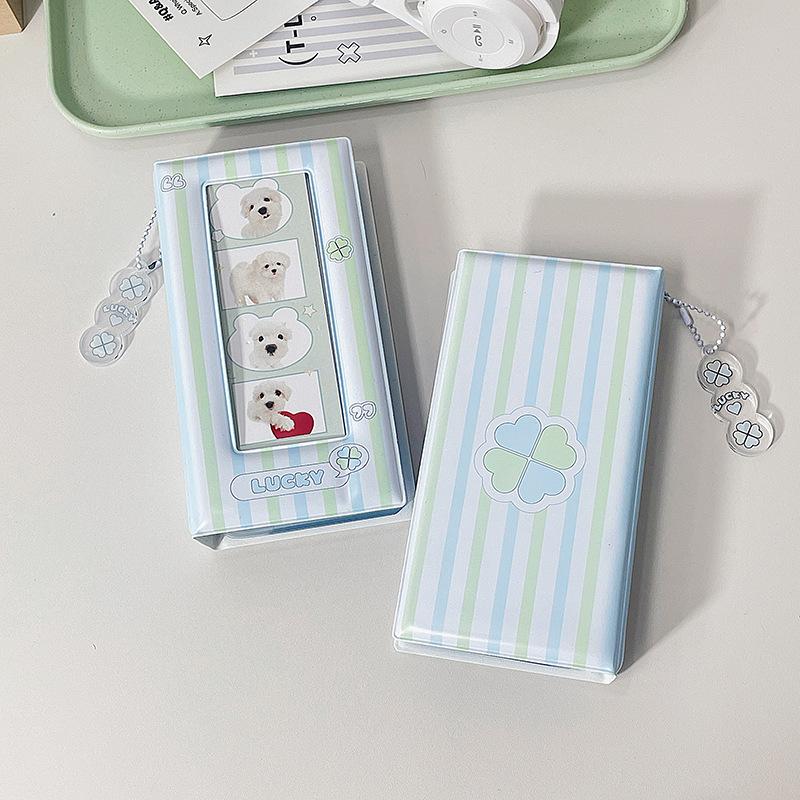 Bunte Fotoautomaten-Rahmen - Fotoautomaten-Album für 5x15 cm Fotostreifen Hochzeitsalbum 2 x 6 Lesezeichenhalter 18 Seiten 36 Fotos