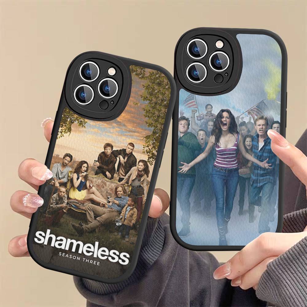 A Lively TV Series S-ShamelesS Leather Phone Case For IPhone 16 15 14 13 12 11 Pro Max Plus Shockproof Cover
