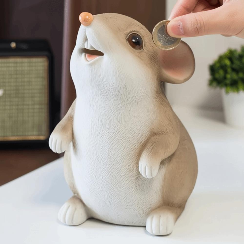 Cartoon Money Bank Children Gift Coin Saving Box Year Of The Rat Saving Box  Home Decor
