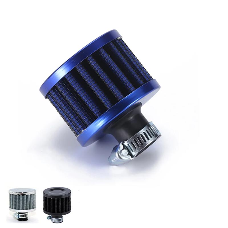 Universal Car Air Filter 12mm 25mm for Motorcycle Cold  Intake High Flow Crankcase Vent Cover Mini Breather Filters
