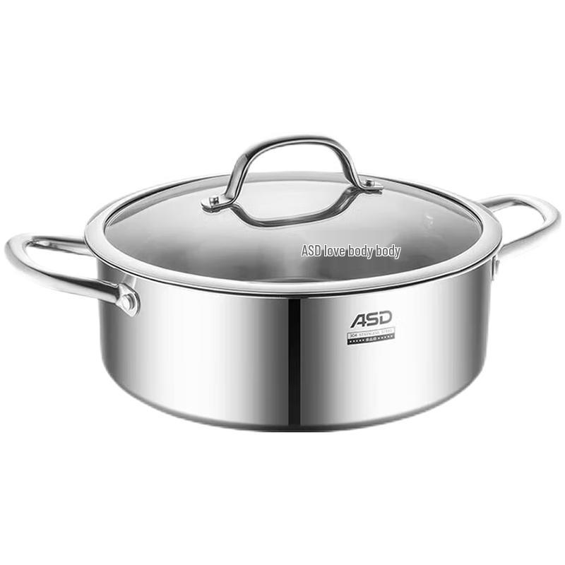 ASD 30cm 304 Stainless Steel Hot Pot