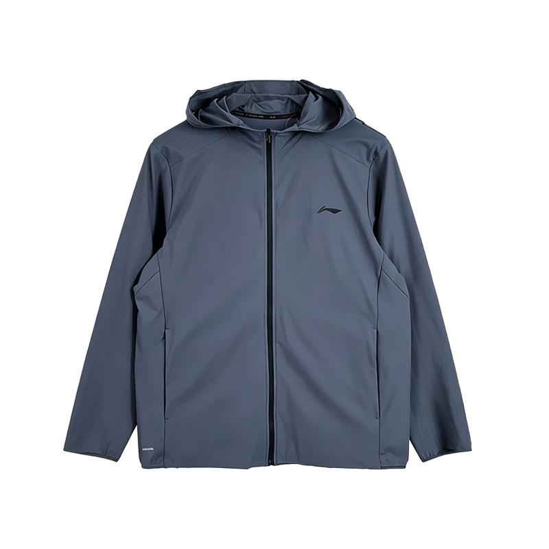 

LiNing Solid Color Minimalist Outdoor Running Training Windproof Casual Comfortable Versatile Long Sleeve Sports Jacket Men jackets AFDW479-2 XXL