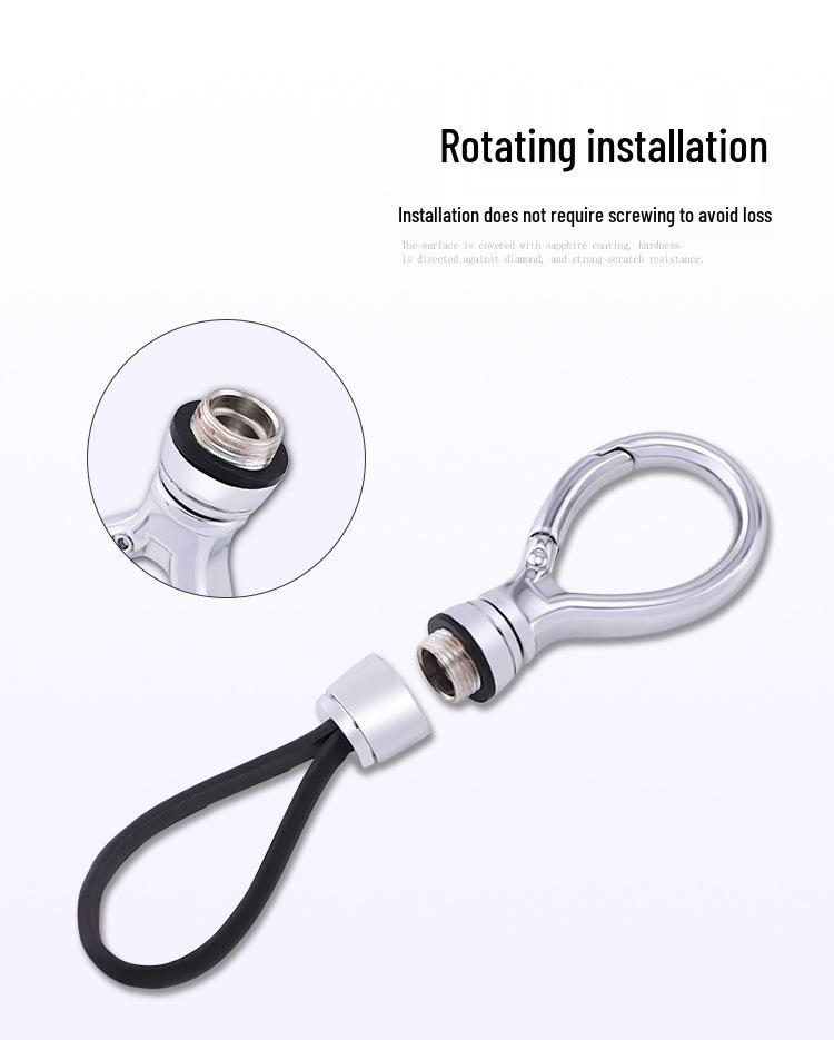 KAKTUS Unisex Waist-Mounted Keychain: Personalized Creative Key Ring Pendant