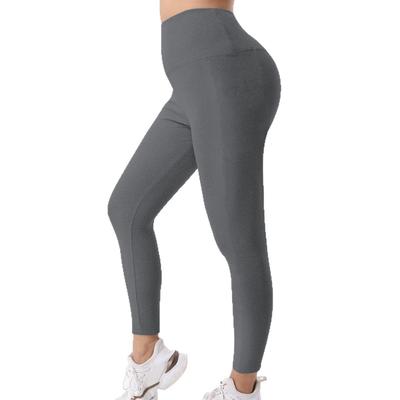 Hoge Taille Strakke Leggings Geribbeld Comfortabel Casual Sport Lange Broek