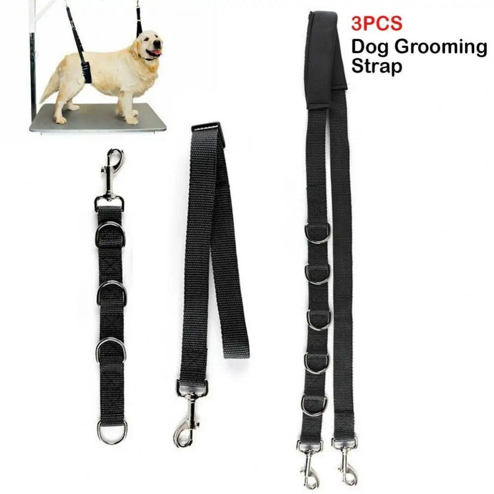 Adjustable Pet Grooming Rope Portable Puppy Shower Straps Pet Traction Belt  Pet Supplies