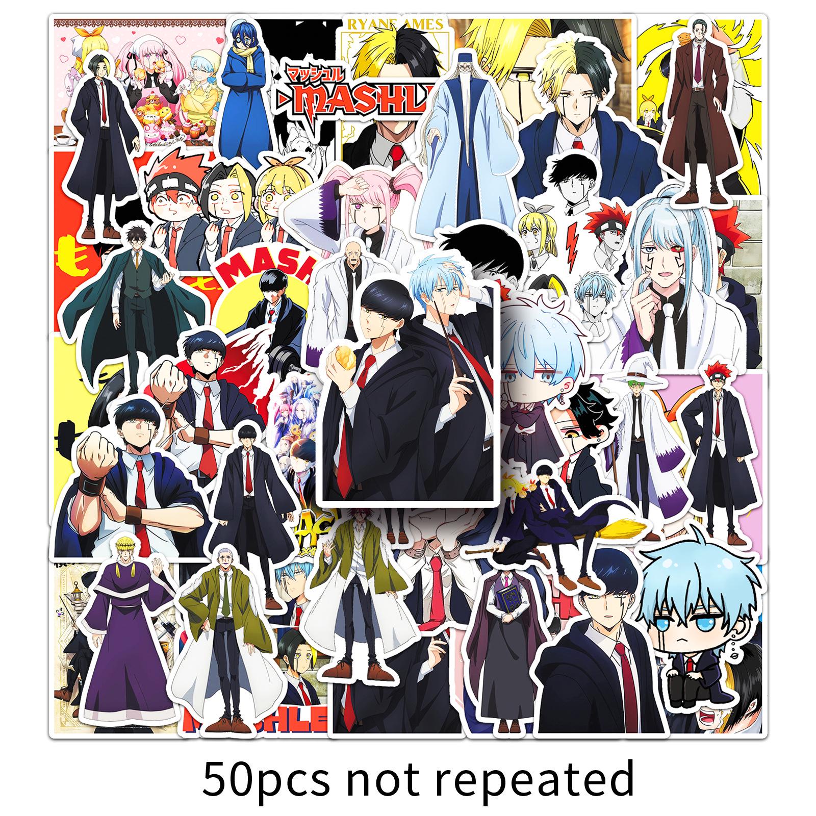 50 Japanese Anime Graffiti Stickers: Personalized Cartoon Decor for Phone Cases & Water Cups