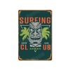 Tiki Bar Wall Art Posters, Tin Signs, Beach Bar, Hawaii Surfing, Vintage Home Decor, Tin, Pub, Cafe, ZSS16