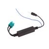 Dual Head FAKRA RF Antenna Converter Car FM Radio Antenna Adapter Head With Amplifier For Volkswagen Touareg/Cayenne