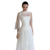 French Suspender Light Wedding Dress 1011 New Bridal Morning Gown Women's Satin Going Out Yarn Light Luxury Niche Engagement Evening Dress