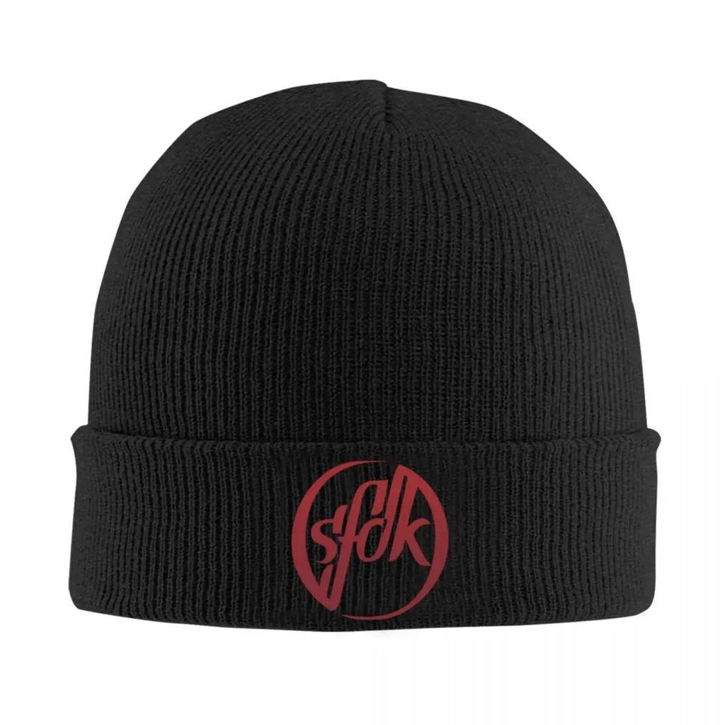 Sfdk Music Band Spanish Rap Beanie Hats Cool Caps Adult Unisex Outdoor Knit Hat Autumn Winter Pattern Head Wrap Beanie Hat
