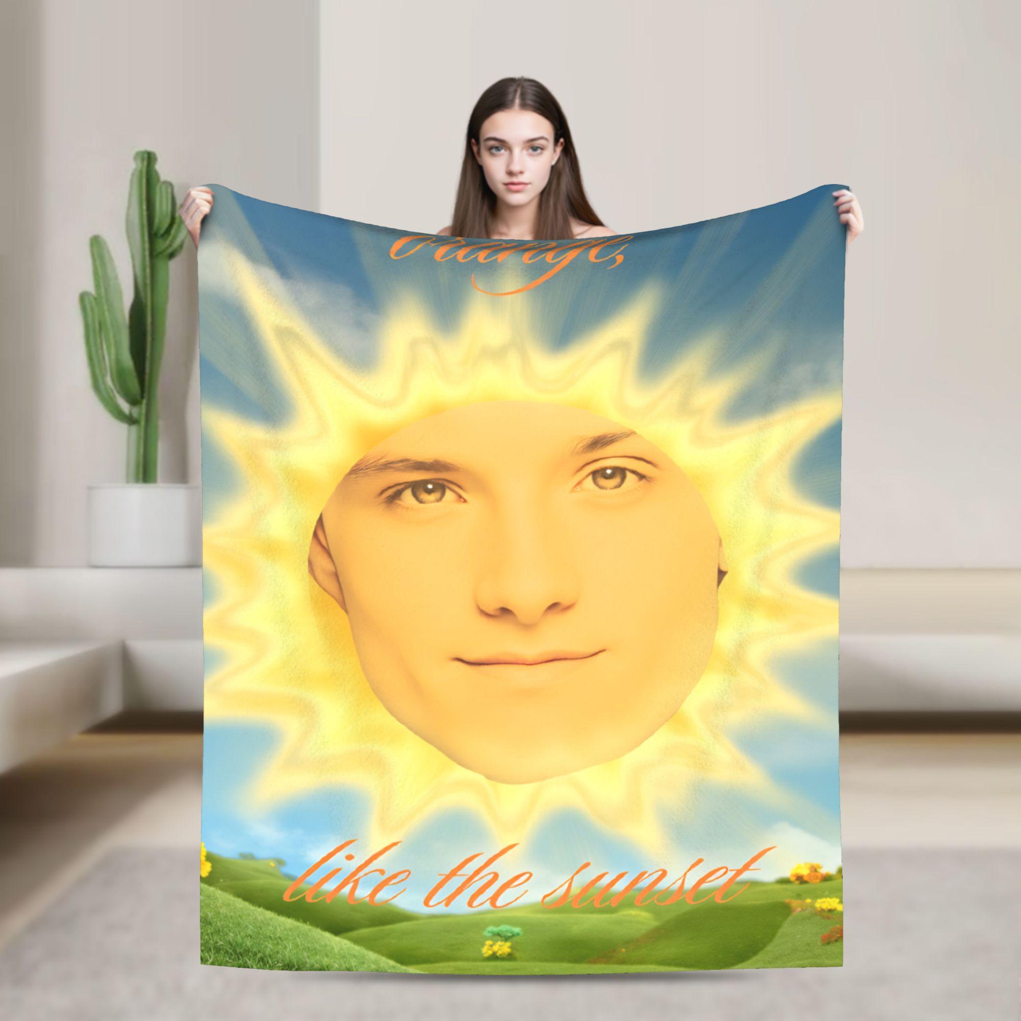 Warm Soft Blanket Decorative Josh Hutcherson Throw Blanket Flannel Bedspread For Couch Bed Funny Sofa Bed Cover 75X95CM