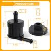 Neues Kraftstoff-Rückschlagventil und Gummitülle Set für Husqvarna 576618101 & 584648201 US