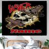 Personalized Slayer band Background Tapestry,Custom Name Birthday Party,Multifunctional Wall Decoration for Home Decor,Various Occasions