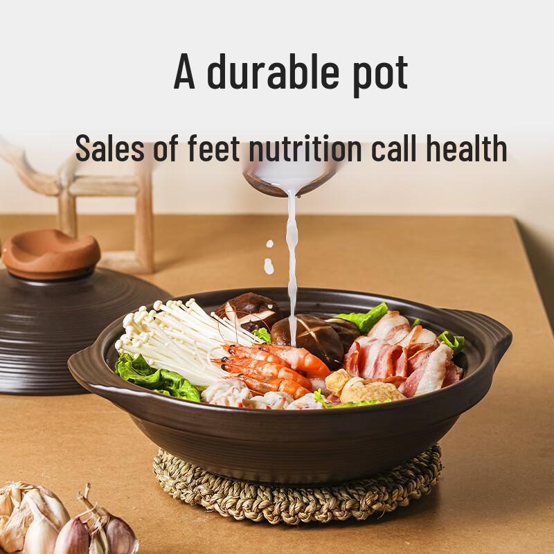 IKTN Ceramic Clay Pot for Gas Stoves