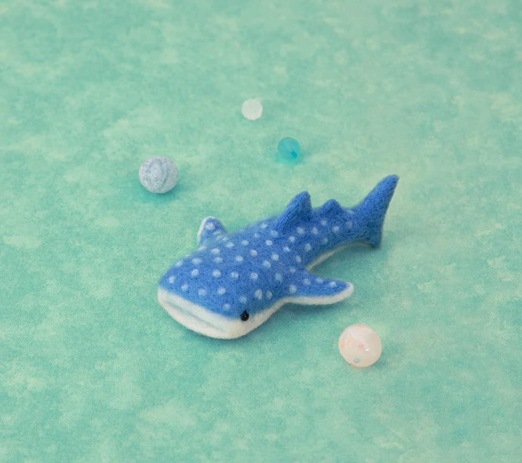 Hamanaka Hamanaka Wool Felting Kit Felted Whale Shark "Needle Animals H441-593"
