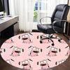1pc Courage the Cowardly Dog Office Round Area Rug, Under Office Chairs Bedroom Living Room Home Decor  a1022223