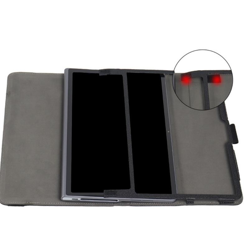 Shockproof Protective Case PU Leather Cover with Auto Sleep Wake Intelligent Cover Case for Tab Plus TB351FU Tablet Accessories