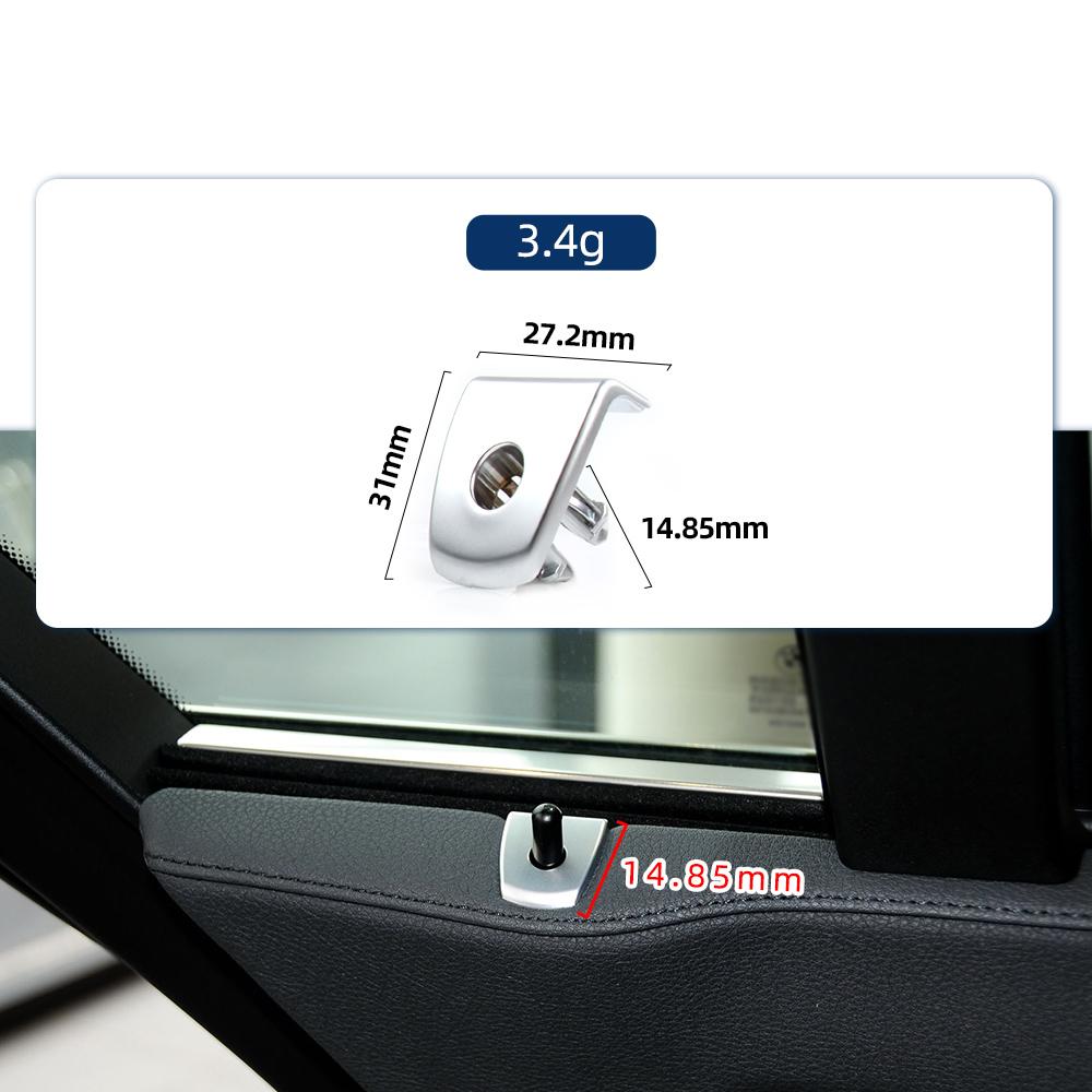 5141911633 Car Front Rear Door Lock Button Knob Latch Pin Screw Cap Cover Trim For BMW 7 Series F02 G12 51211805643