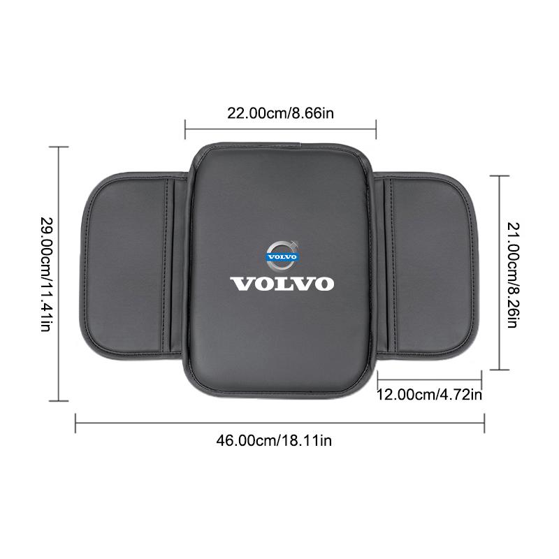 bscqy5 Car Armrest Pad Center Console Arm Rest Box Cover Protective Mat For Volvo S80 T6 V90 XC90 V70 V60 V40 S90 XC40 S60 C30 XC60 V50