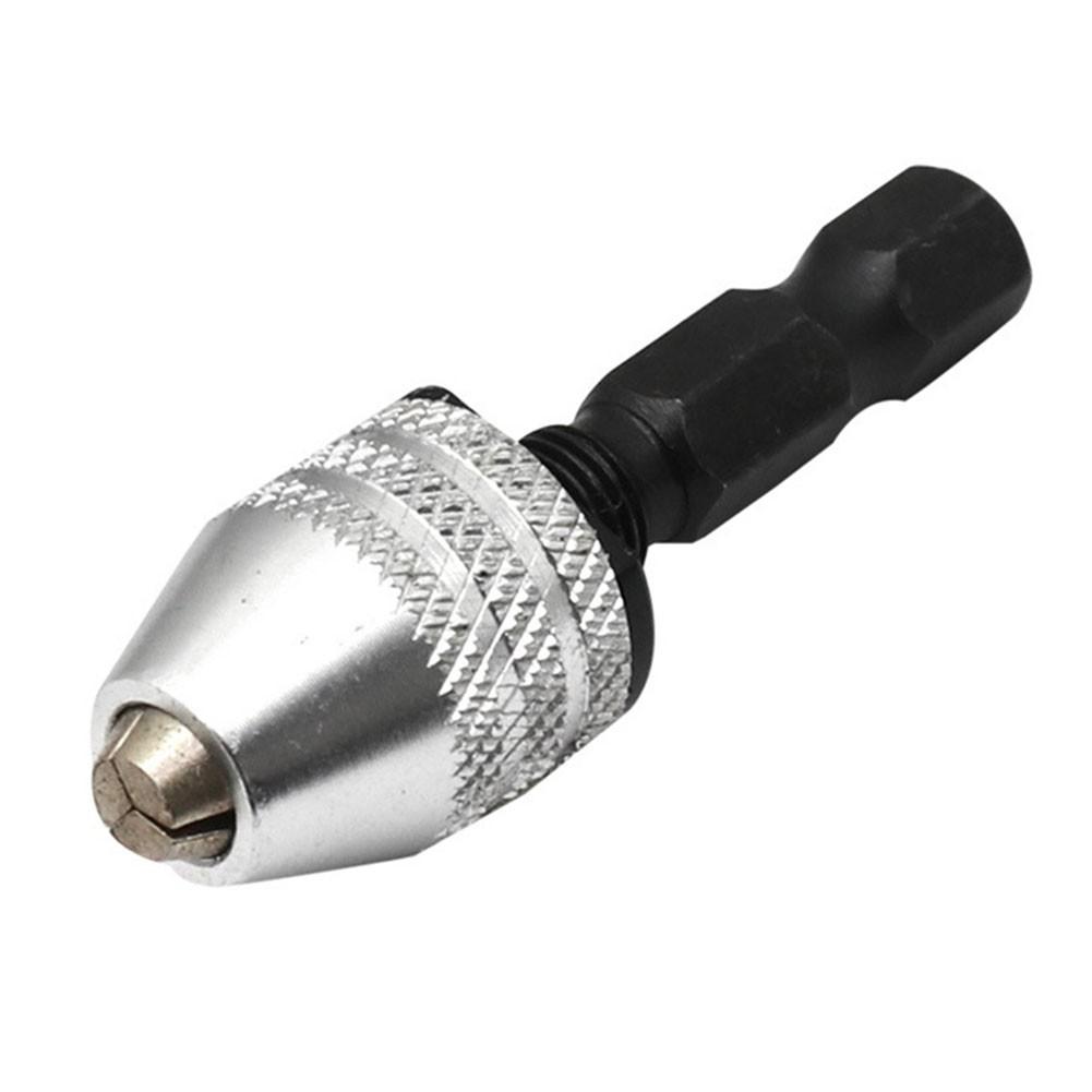 Enhance Your Power Tools with 0 33 5mm Keyless Drill Chuck Hex Shank Adapter