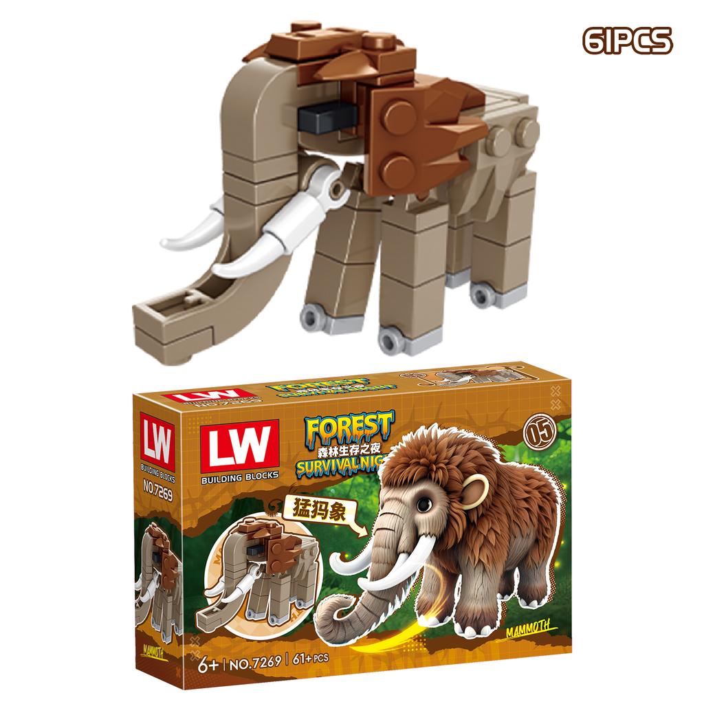 Non-Toxic Hot 99 Nights In The Forest Deer Building Blocks Set 99 Nights In The Forest Deer Blocks For Children Toys Christmats Gifts