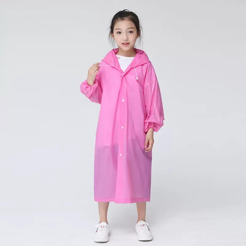Kids Raincoat Boys and Girls Only for Pupils Thickened Rain-Proof Clothes Kindergarten School Anti-Heavy Rain Outdoor Poncho