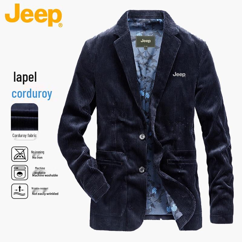 

JEEP Unisex Lapel Casual Jacket L