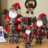 Christmas Decorations 2021 New Year's Gift Santa Claus Doll High Grade Navidad Home Ornaments Children's Toy Gifts 30/45/60 Cm