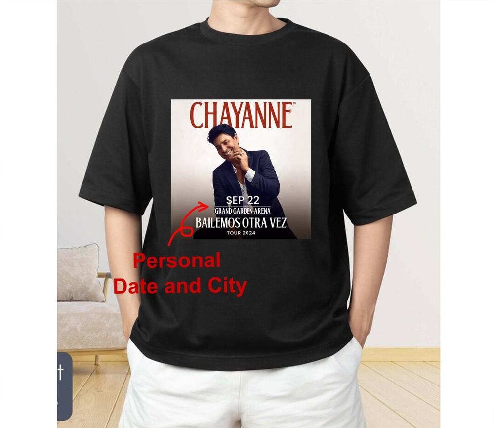 Chayanne Bailemos Otra Vez 2024 Tour Shirt, Custom Date Tour Shirt Unisex T-Shirt XXL