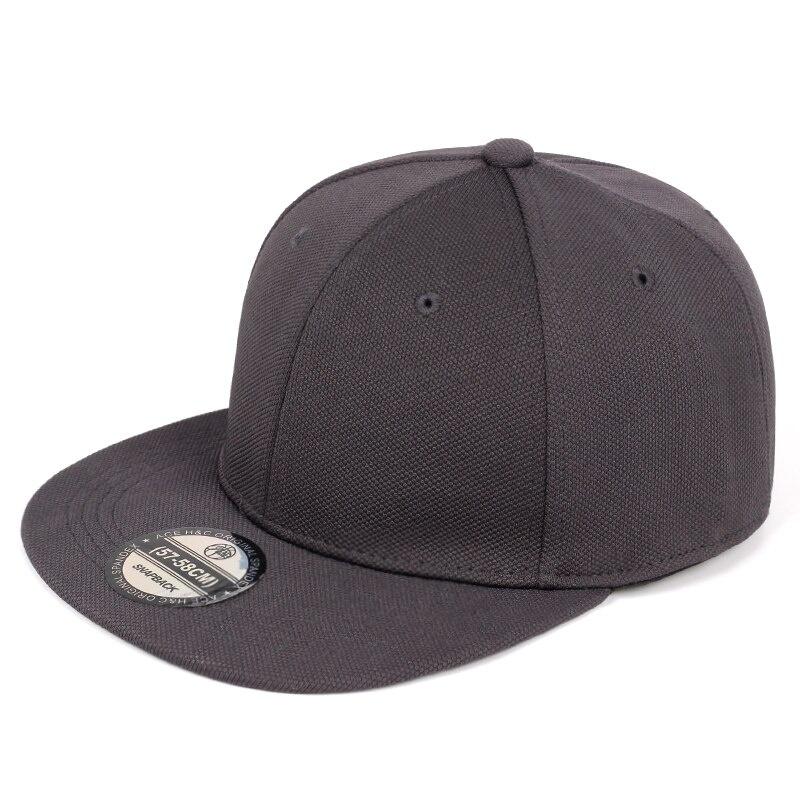 Casquette de baseball respirante en coton pour homme, style hip-hop, décontractée, avec fermeture à pression, idéale pour l'extérieur et le soleil