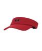 GAME SET MATCH Tennis Racket Embroidered Women'S Sun Visor [Red]