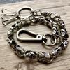 [Gothic Skull Waist Chain] Gothic Vintage Skull Waist Chain Keychain | Men's Hip Hop, Rock, Motorcycle Riding Fashion Accessory - Alloy Material Gift