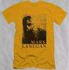 Mark Lanegan Světové turné Bavlněné žluté Unisex tričko plné velikosti