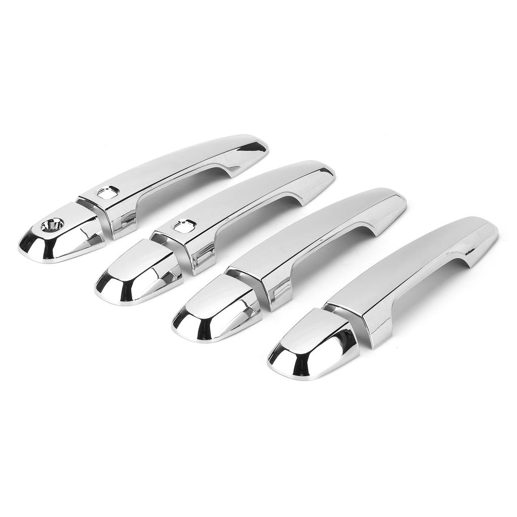 8PCS Set Car Exterior Door Handle Trim Replacement for Mitsubishi Pajero Montero Shogun Sport 2019‑2021Chrome