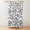 Leopard Print Shower Curtain Brown Bathroom Curtain Wild Safari Animal Powerful Bathroom Set For Men Panthera Bathroom Decor Set