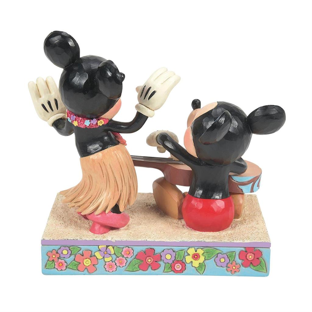 Enesco Mickey Minnie x H14 x D10cm Statue/Figure "Disney Traditions" & Hawaii, W19.5 (DTR6016330)