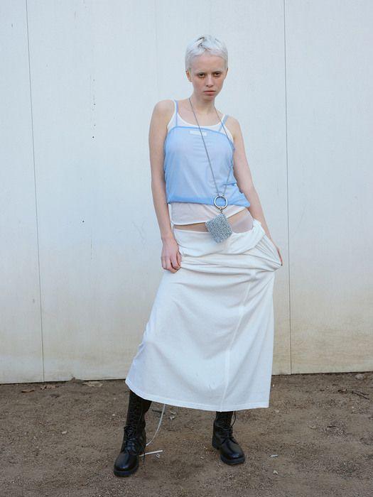 NOTHINGEVERYTHING POUCH KEYRING IN SILVER SILVER