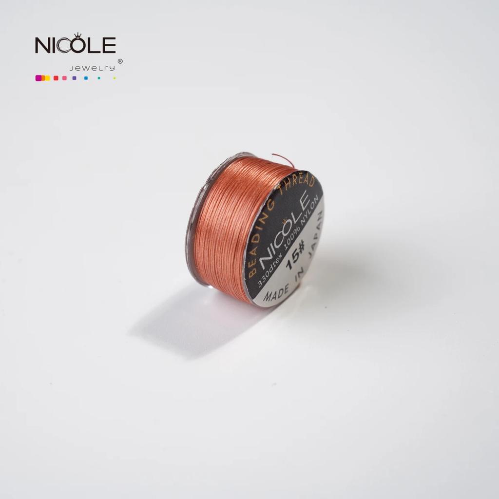 Miyuki %100 Naylon 330 DTEX Boncuk İpi DIY Japonya Boncuk İpi Aksesuarları Bilezikler İçin 46M/Rulo