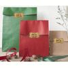 Brown Kraft Vellum Stickers, Glossy Finish, Single-Use Rectangle Thank You for Your Order Labels, Supporting Small Business Shipping Tags