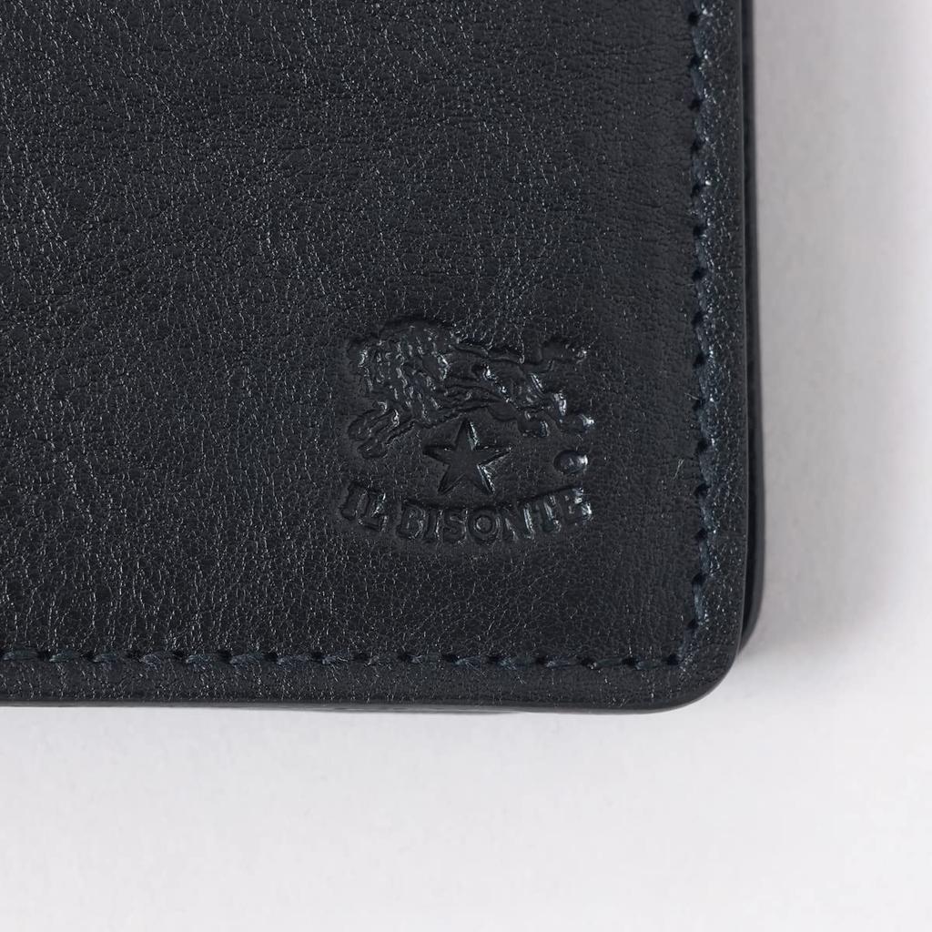 IL BISONTE ORIUOLO Card Case, Black, NERO, SCC111, PO0001, BK116, Women's [Used]