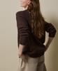 SHINE ON YOU Cotton Blend Loose Knit_ Deep Cocoa Brown
